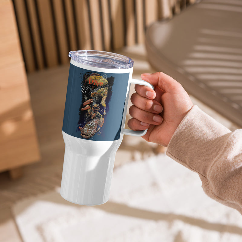 Local Dive 25 Ounce Travel Mug With Handle