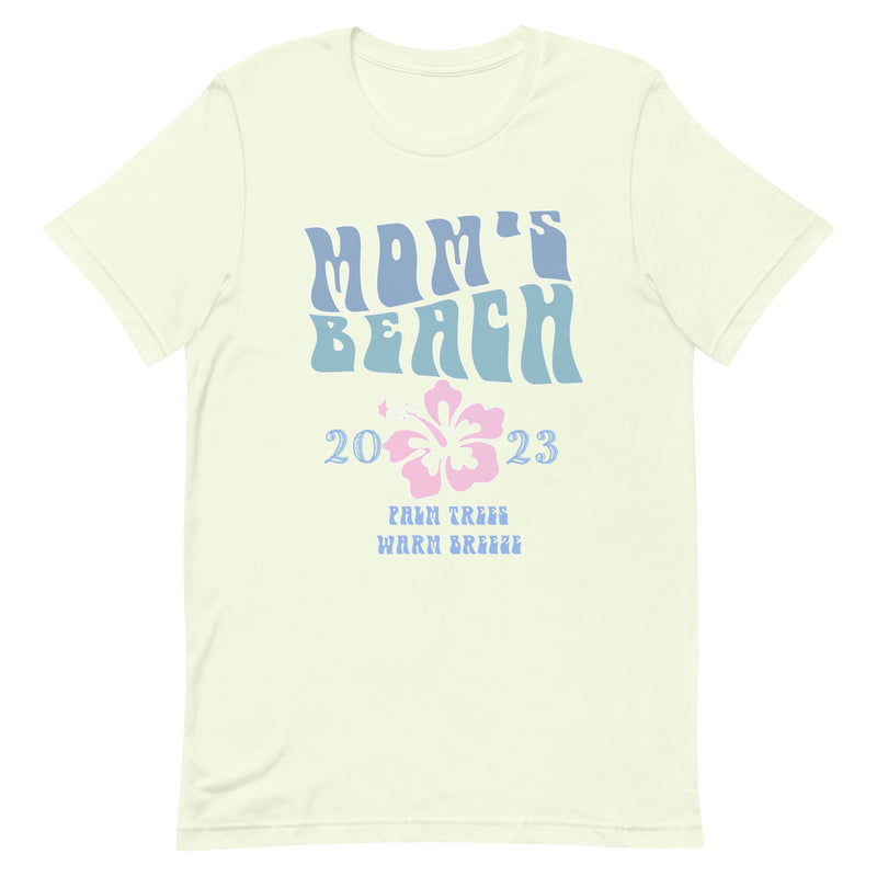 Unisex Adult Womens Mom's Beach 2023 Hibiscus 2023 Retro T-Shirt