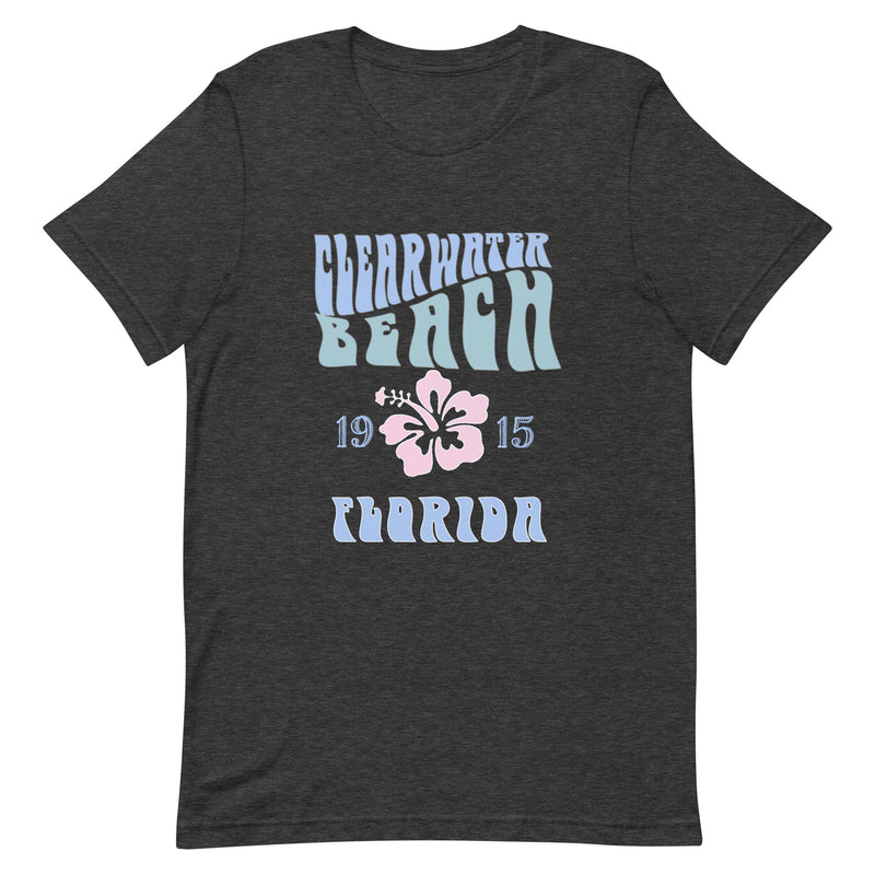 Unisex Lightweight Clearwater Beach Florida Est 1915 Retro T-Shirt Ron Jon Vintage Style Coconut Girl Aesthetic