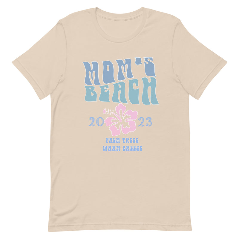 Unisex Adult Womens Mom's Beach 2023 Hibiscus 2023 Retro T-Shirt