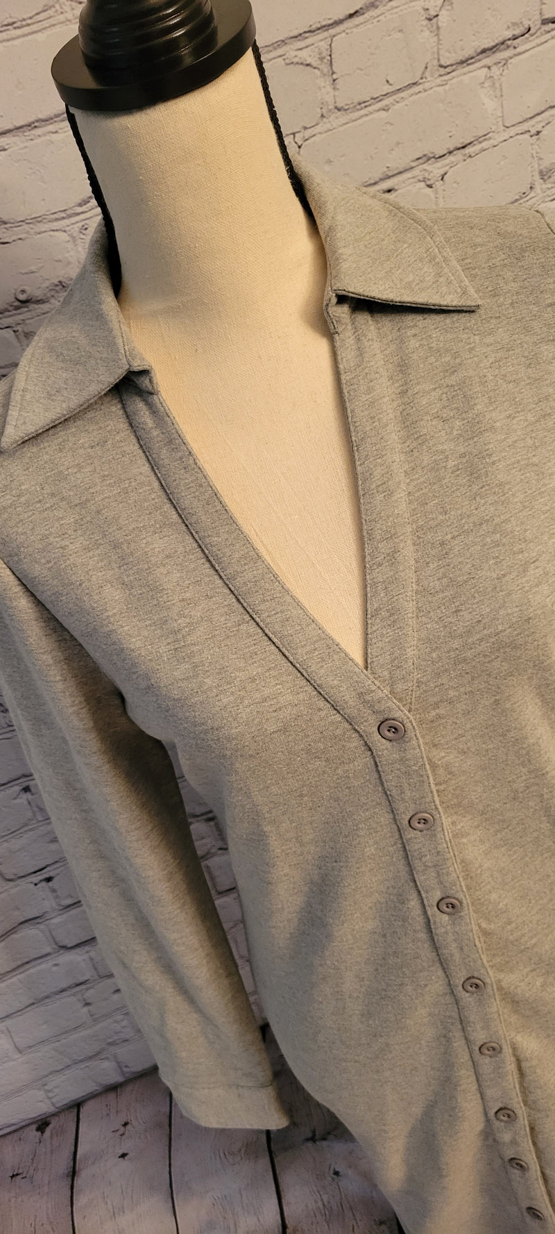 Pre-Order Wholesale 100% French Terry Cotton Button Dress Midi