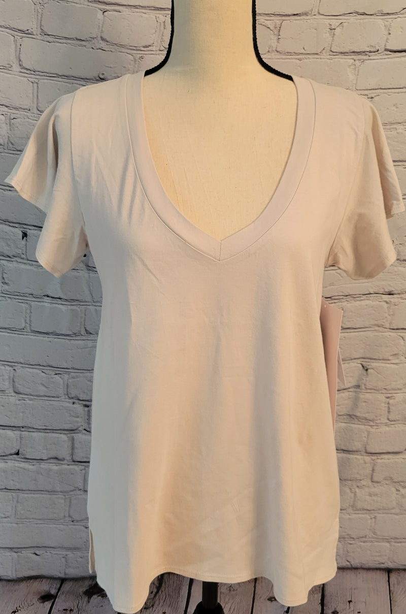 Pre-order Wholesale Women's Deep Vee V-Neck Lightweight Rounded Sleeves