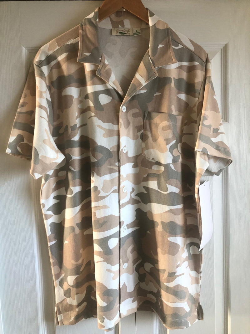 Pre-Order Wholesale Good Life French Terry Cotton Camp Shirt