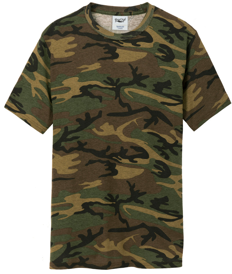 Mens Cotton Camo Tee Shirt