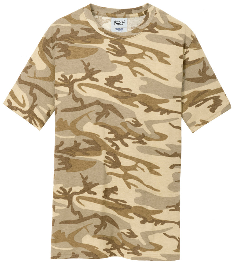 Mens Cotton Camo Tee Shirt