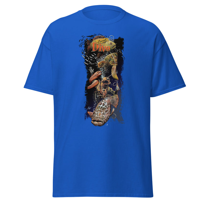 Men's Dive Bar Retro Scuba Diving T-Shirt