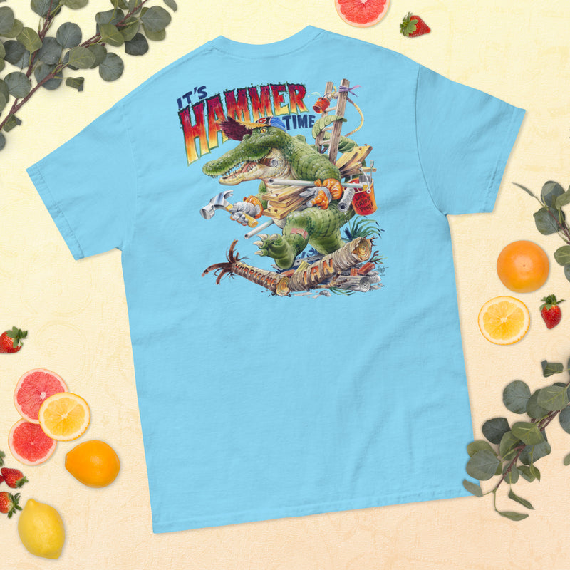 Mens Hurricane Ian Gator GitEr FloriDone Cotton Two Sided Print T-Shirt