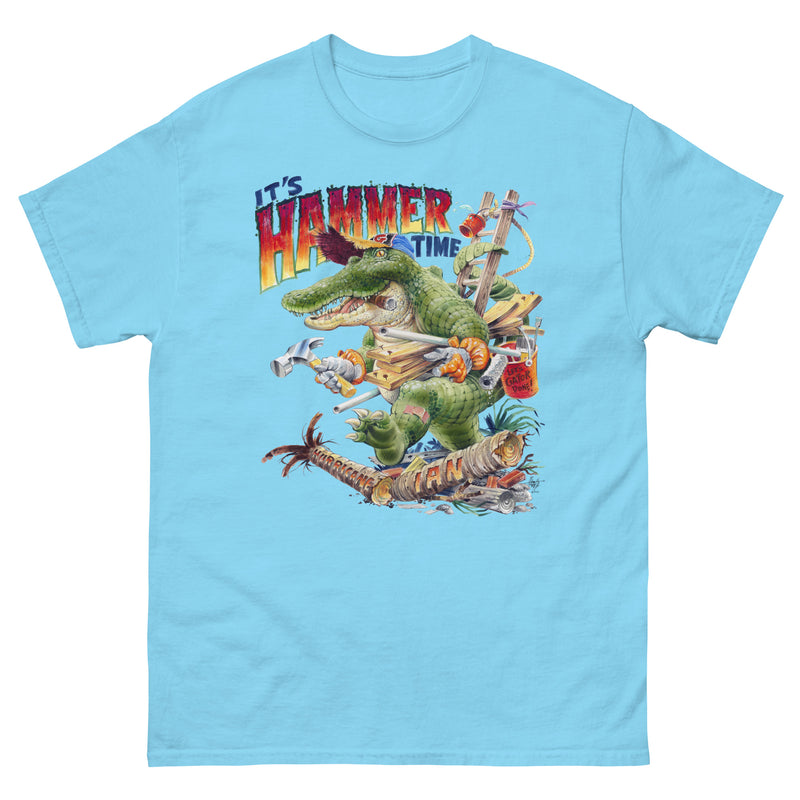 Men's Hurricane Ian Gator FloriDone Cotton T-Shirt Front Print