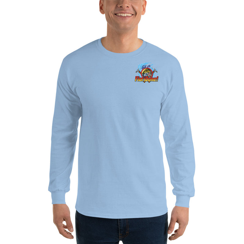 Men's Long Sleeve Hurricane Ian Gator FloriDone Two-Sided Print T-Shirt