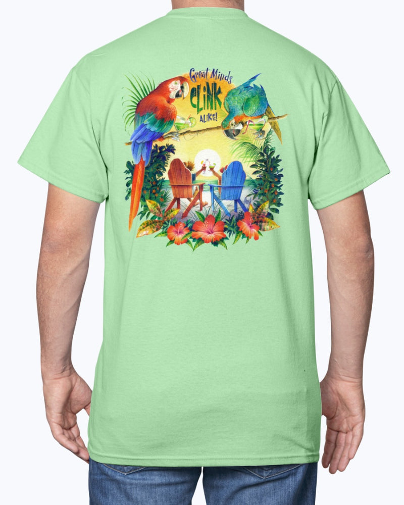 Great Minds Clink Alike T-shirt