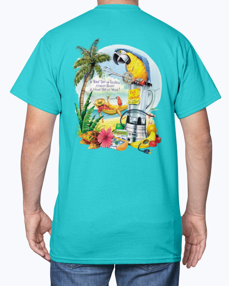 Mens Short Sleeve Beach Themed T-Shirts