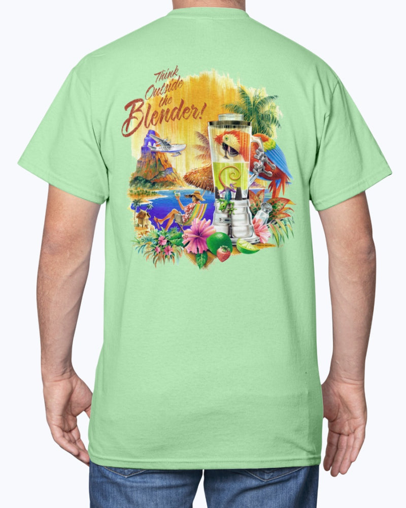 Think Outside the Blender 6 oz Cotton T-shirt
