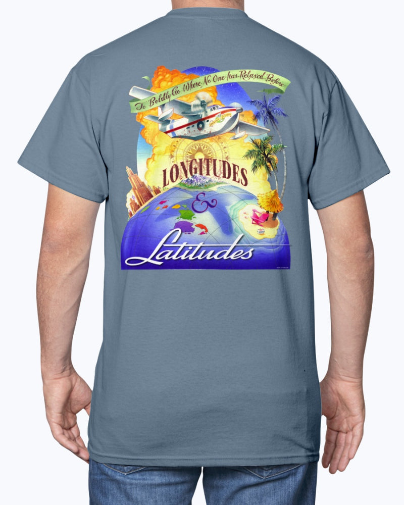 Seaplane Boldly Go Where No One Has Relaxed Before 6 oz Cotton T-shirt