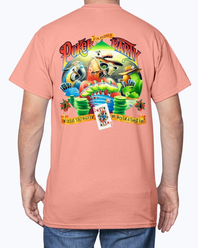 Parrot Poker Party T-shirt