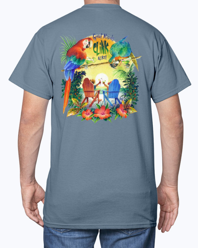 Great Minds Clink Alike T-shirt
