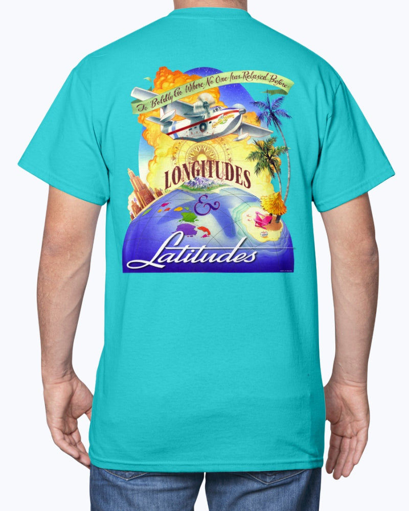 Seaplane Boldly Go Where No One Has Relaxed Before 6 oz Cotton T-shirt