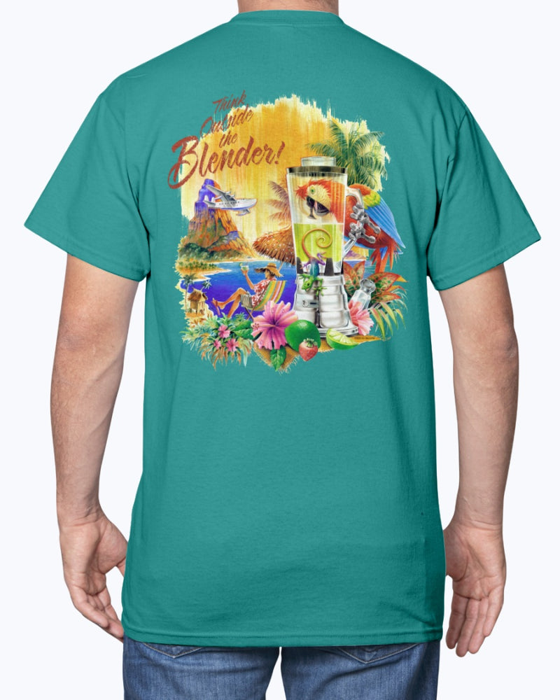 Think Outside the Blender 6 oz Cotton T-shirt