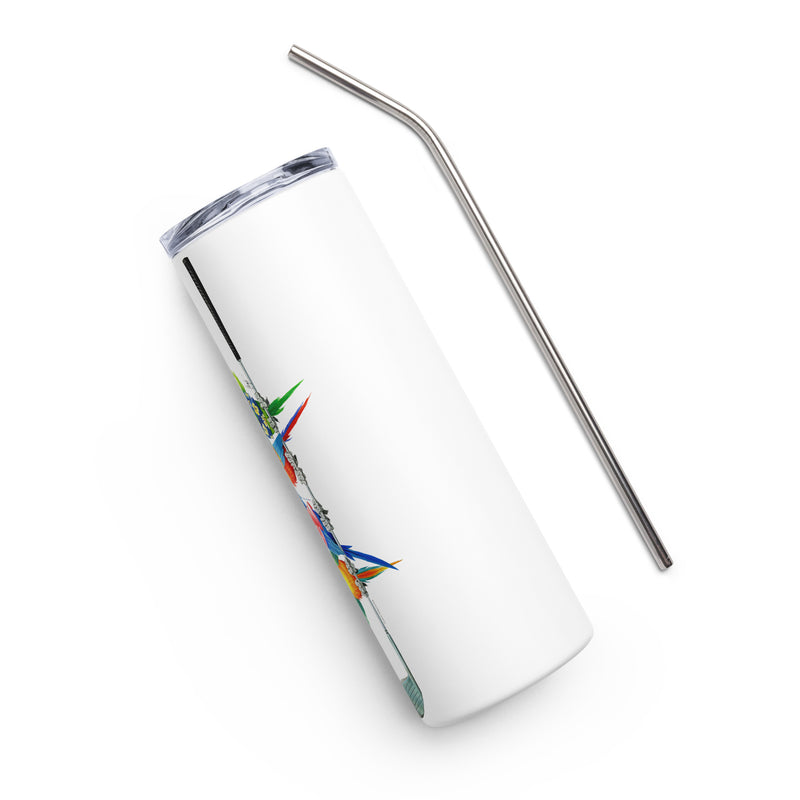 19th Hole Parrot Country Club Members Only Happy Hour Insulated Drink Tumbler Jimmy Buffett Beachy Parrothead Golf Gifts