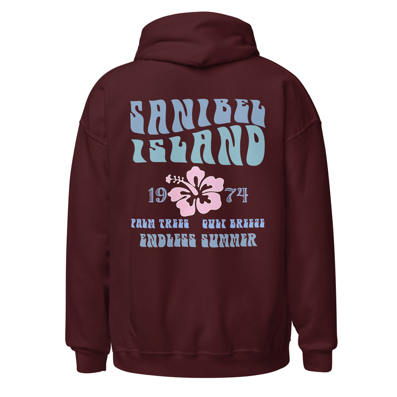 Sanibel Island Beach Hoodie Ocean Endless Summer 1974 aesthetic hoodies cute preppy hoodies, ocean beach hoodie, y2k, captiva hoodie, vintage hoodie girls oversized flower