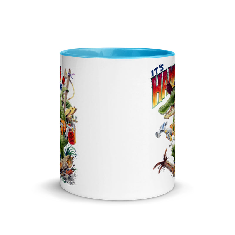 Hammer Time Gator FloriDone Hurricane Ian Ceramic Coffee Mug