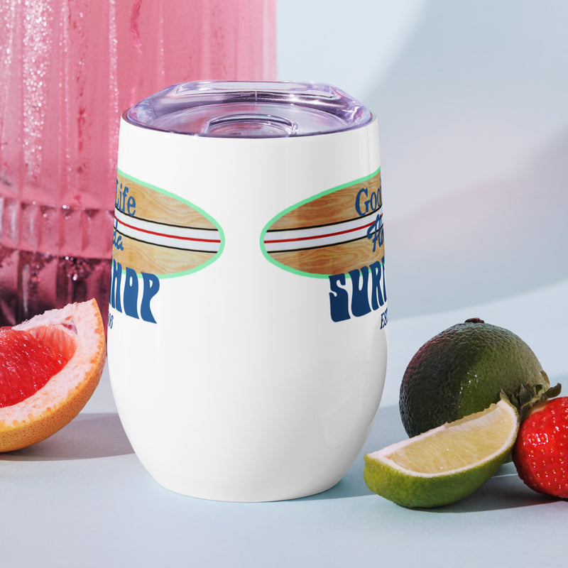 Good Life Florida Surf Shop Insulated Wine Tumbler Coffee Mug
