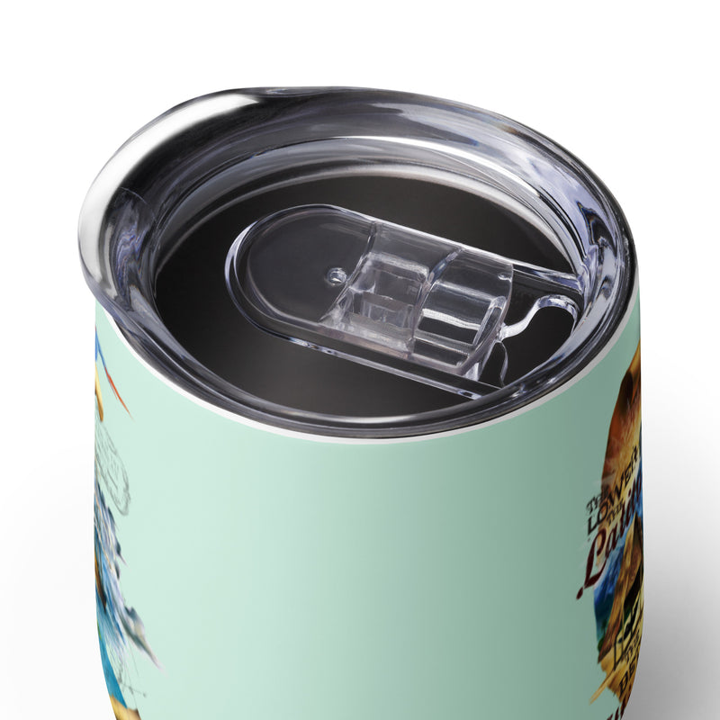 Lower Latitude Better Attitude Insulated Tumbler Island Reef Green Gifts for beach lovers him & hers beachy ideas Jimmy Buffett