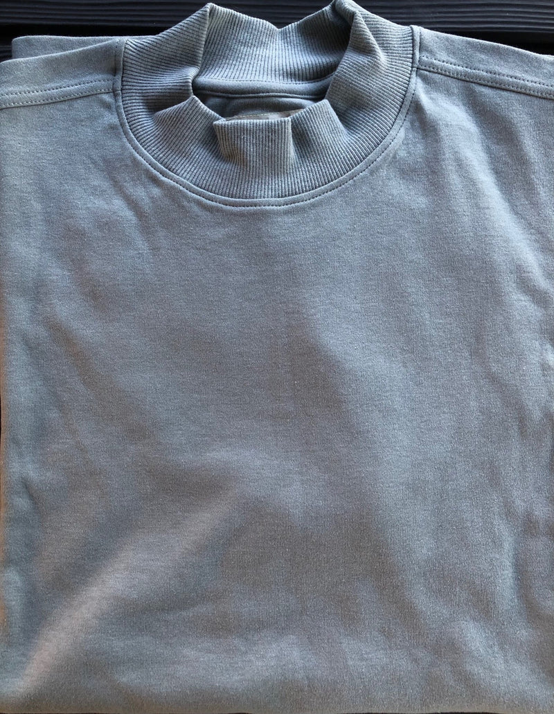Pre-Order Good Life Luxury Original 100% Cotton Mock Turtleneck Short Sleeve