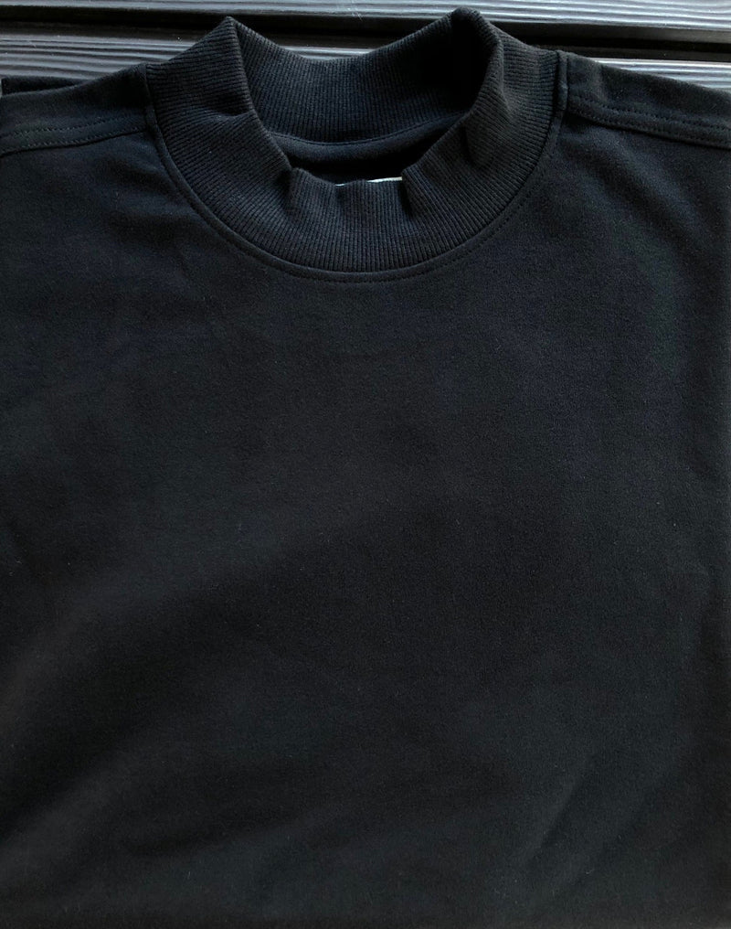 Pre-Order Good Life Luxury Original 100% Cotton Mock Turtleneck Short Sleeve