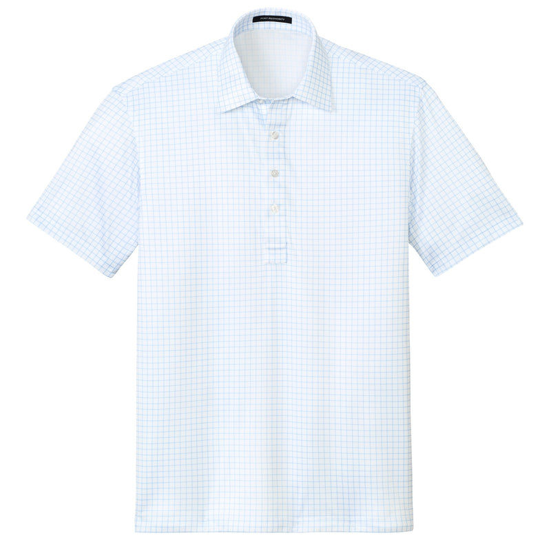 Mens Dress Collar Wicking Snag-Resistant Polo Shirt