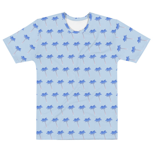 Men's Unisex All Over Patriotic Palm Tree T-Shirt funky july 4th