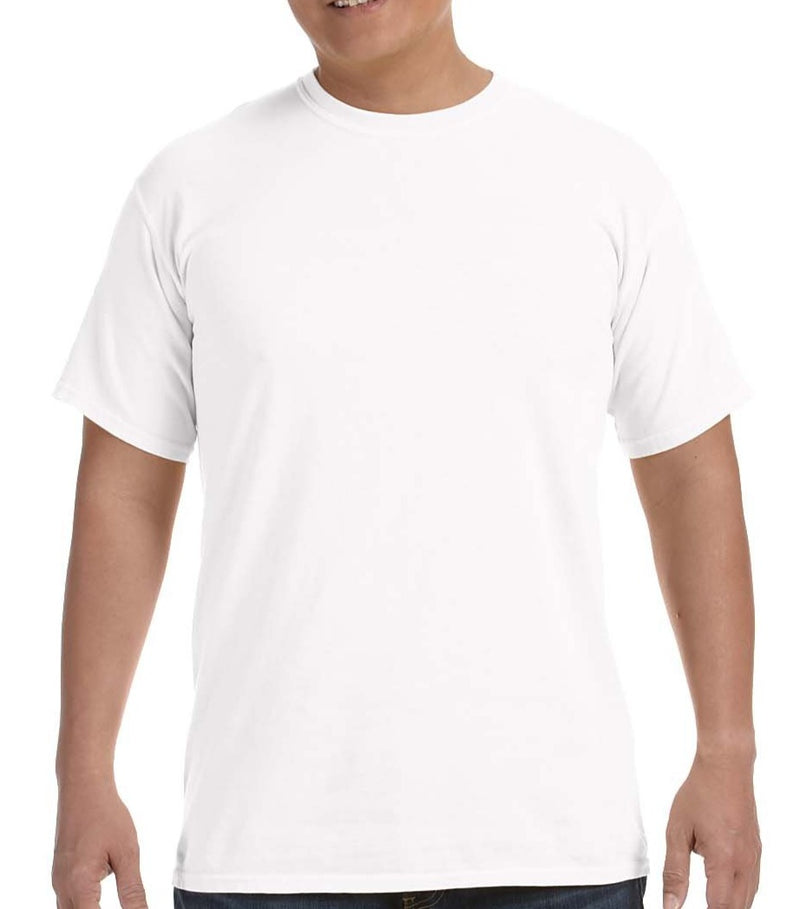 Men's Premium RingSpun Comfort Colors Garment Dyed Heavyweight T-Shirt White