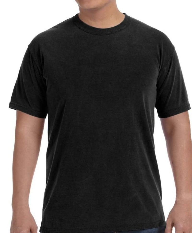 Men's Premium RingSpun Comfort Colors Garment Dyed Heavyweight T-Shirt Black
