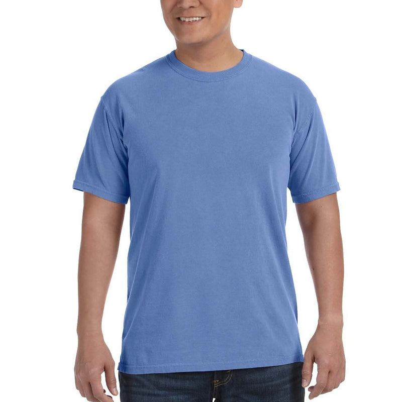 Men's Premium RingSpun Comfort Colors Garment Dyed Heavyweight T-Shirt flo blue