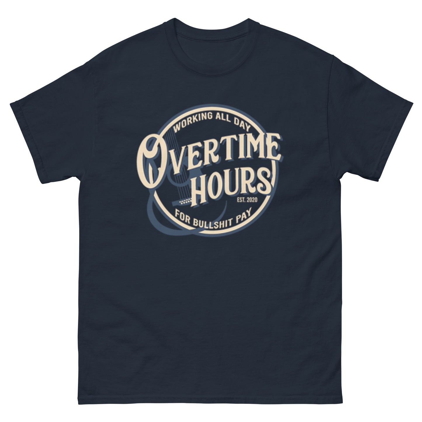 Overtime Hours Rich Men North Of Richmond Oliver Anthony Song Tee Shirt bullshit pay