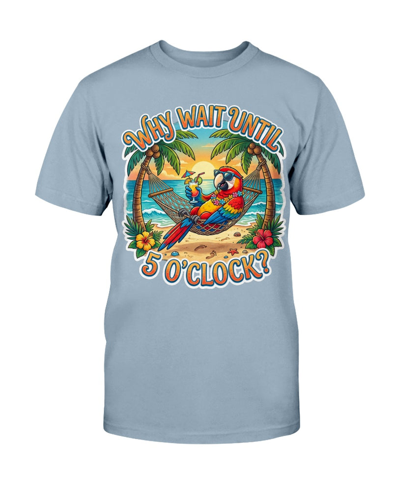 Why wait untl 5 O'Clock Jimmy Buffett Tee Shirt