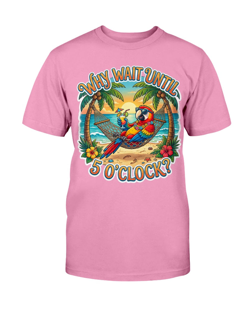 Why wait untl 5 O'Clock Jimmy Buffett Tee Shirt