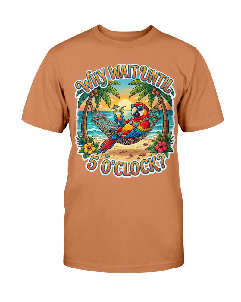 Why wait untl 5 O'Clock Jimmy Buffett Tee Shirt