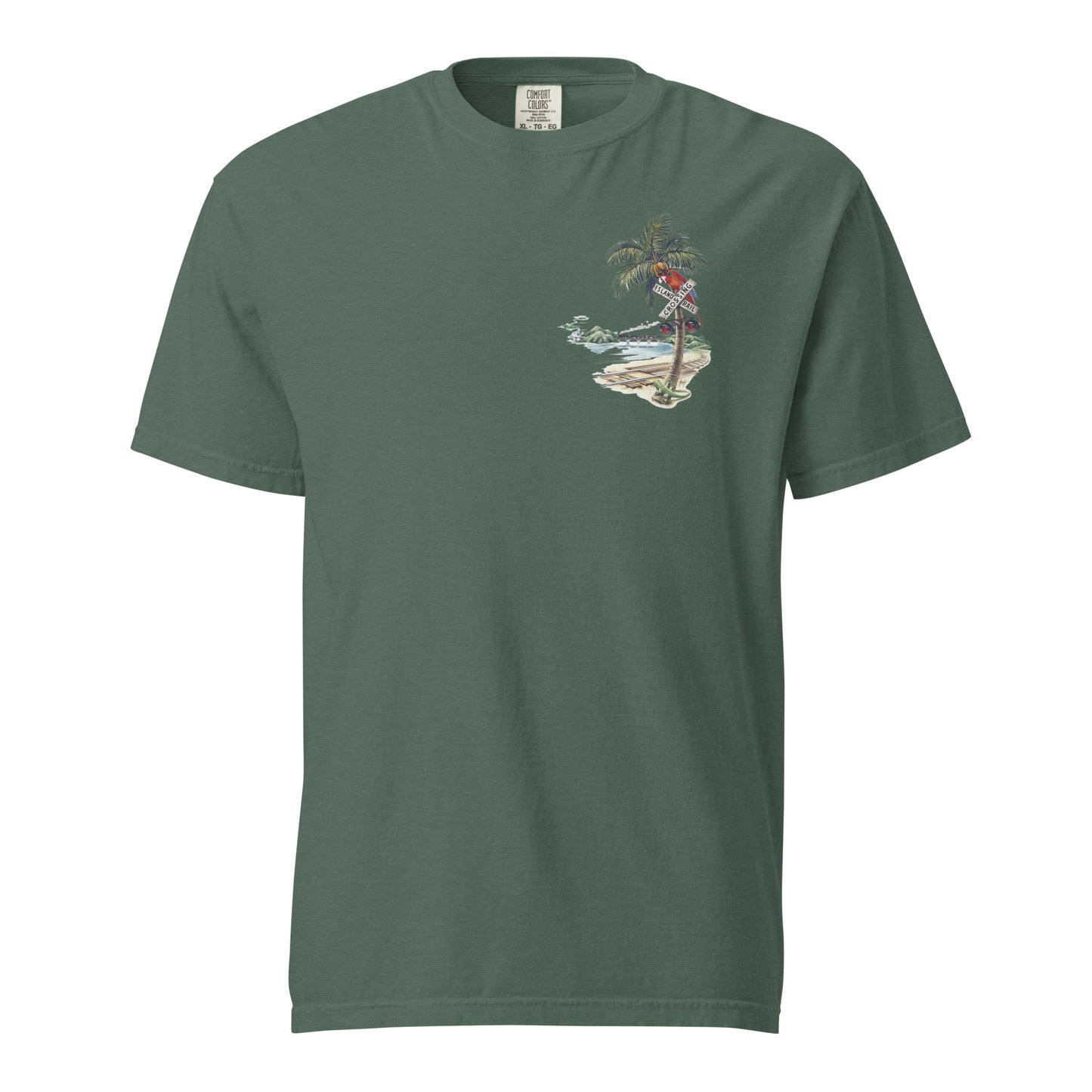 Caribbean Caboose Tee Front & Back Print Premium Tee