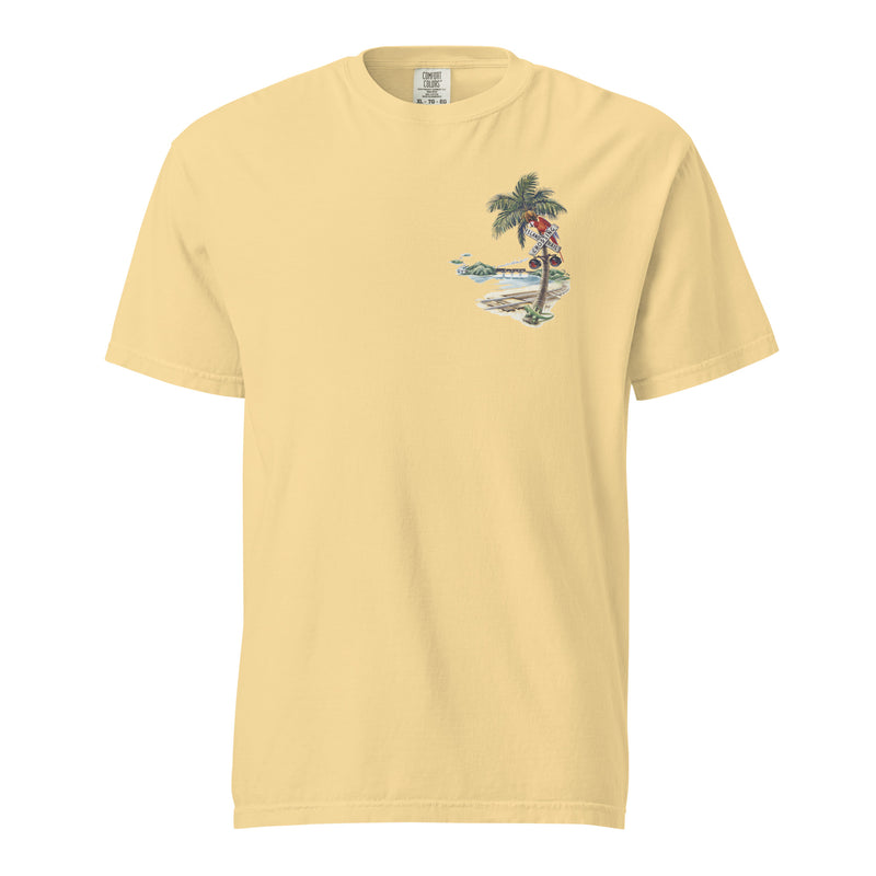 Caribbean Caboose Tee Front & Back Print Premium Tee