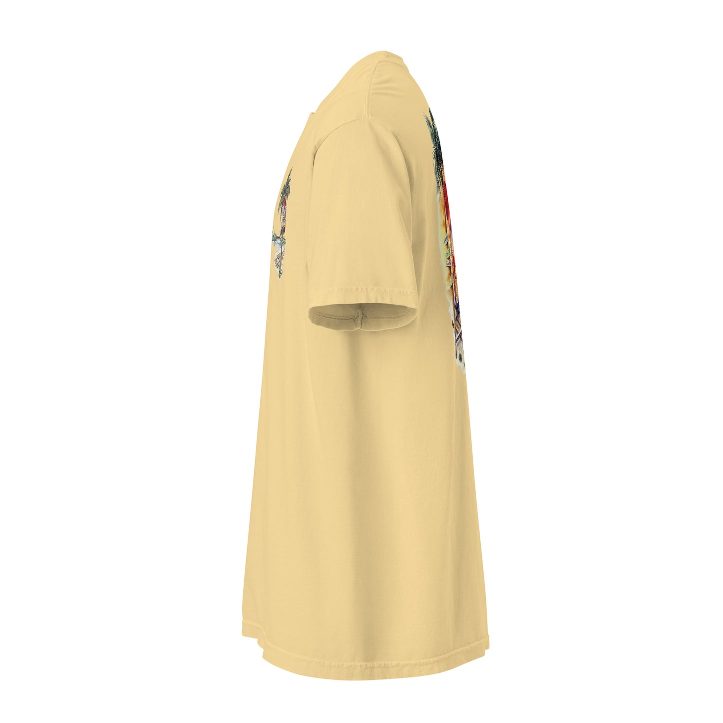 Caribbean Caboose Tee Front & Back Print Premium Tee