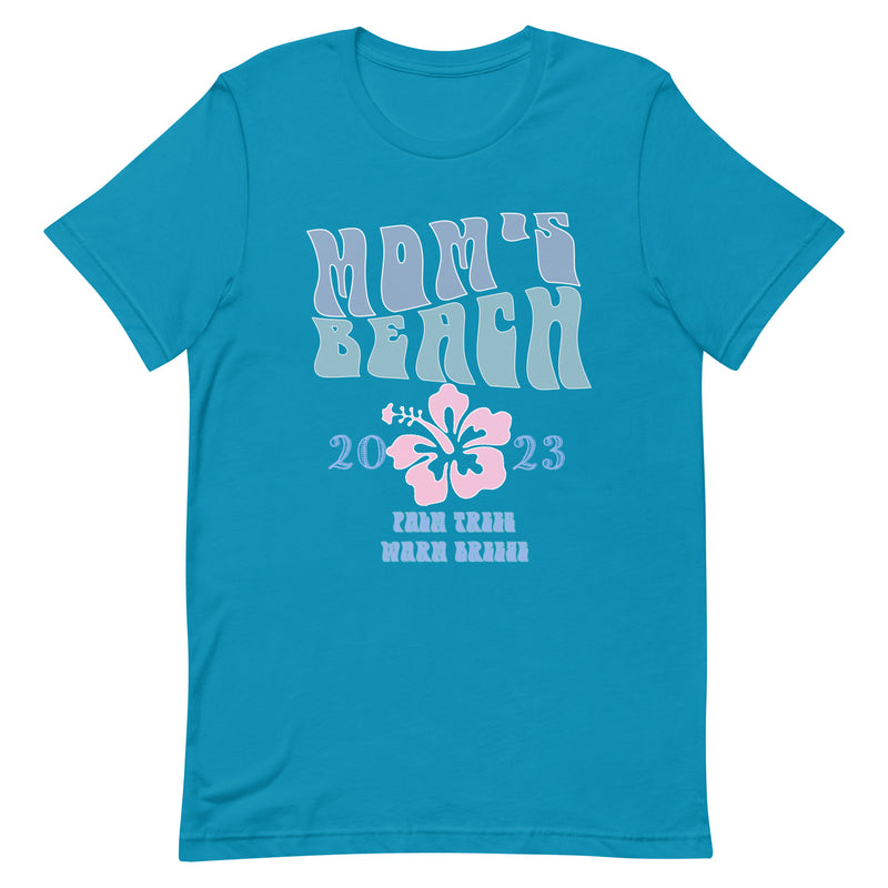Unisex Adult Womens Mom's Beach 2023 Hibiscus 2023 Retro T-Shirt