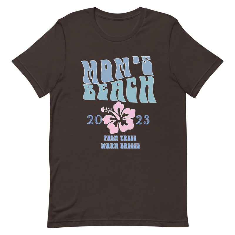 Unisex Adult Womens Mom's Beach 2023 Hibiscus 2023 Retro T-Shirt