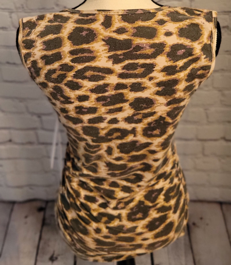 Pre-Order Women's Cheetah Print Top Blouse Shirt