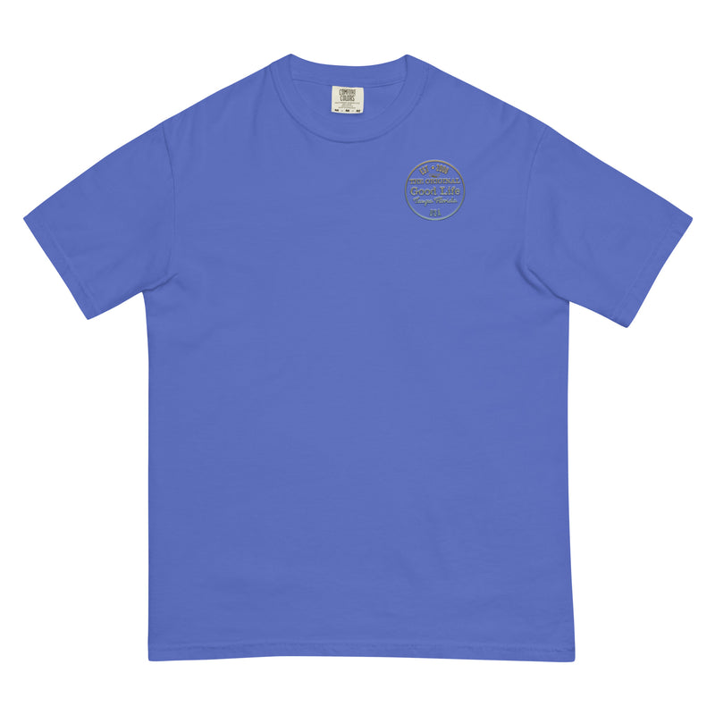 Mens Original Good Life Medallion Logo Comfort Colors Ringspun Premium Tee Shirt