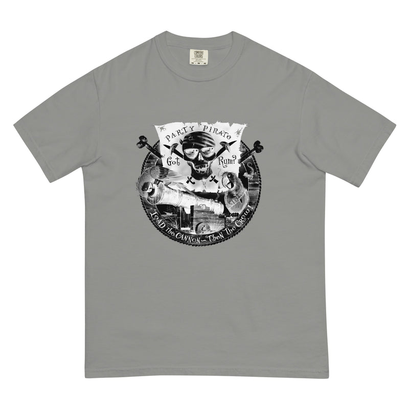 Mens Premium Ringspun Cotton Party Pirate Got Rum T-Shirt