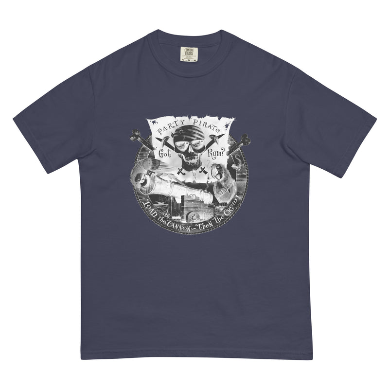 Mens Premium Ringspun Cotton Party Pirate Got Rum T-Shirt