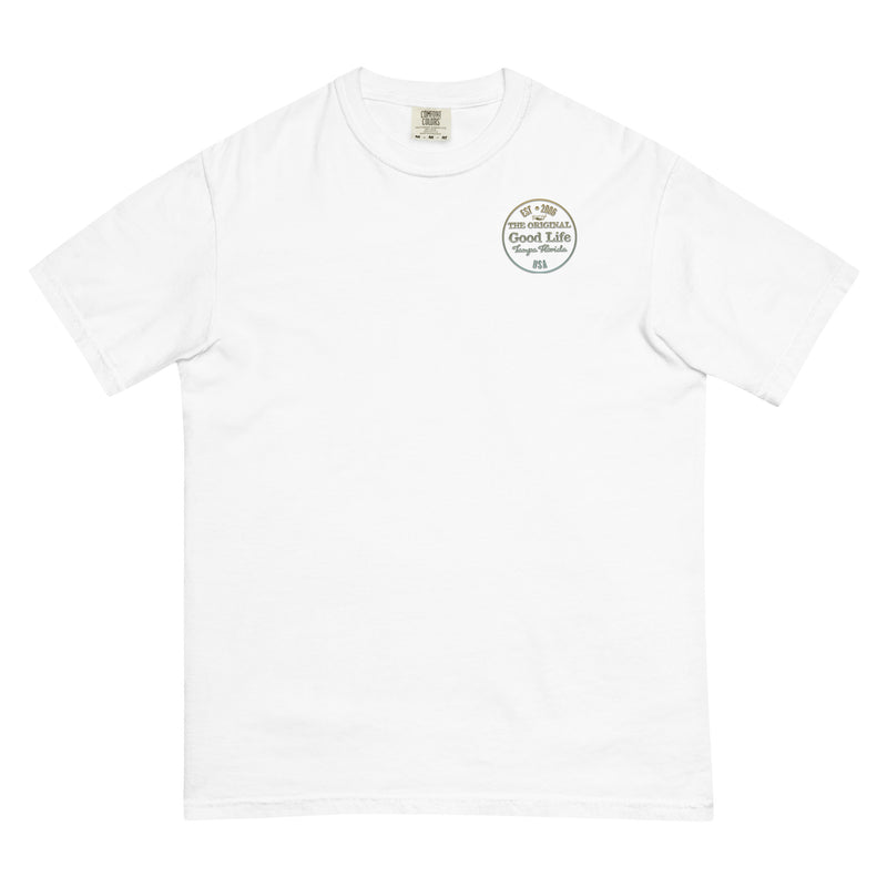 Mens Original Good Life Medallion Logo Comfort Colors Ringspun Premium Tee Shirt