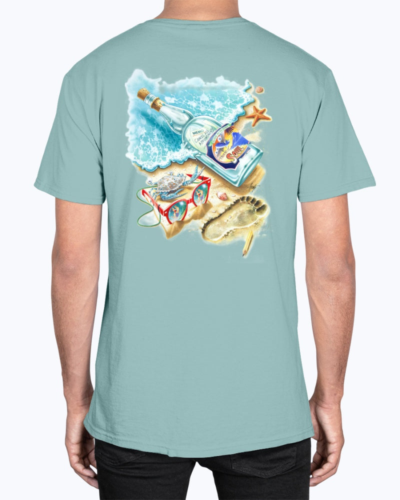 Cancel All Appointments Premium Soft Washed Beach Shirts For Men