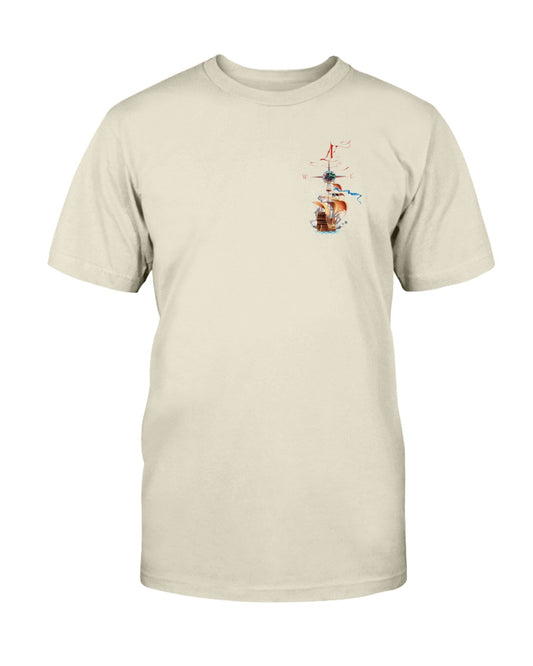 Shipwreck Rum Map Print T-shirt