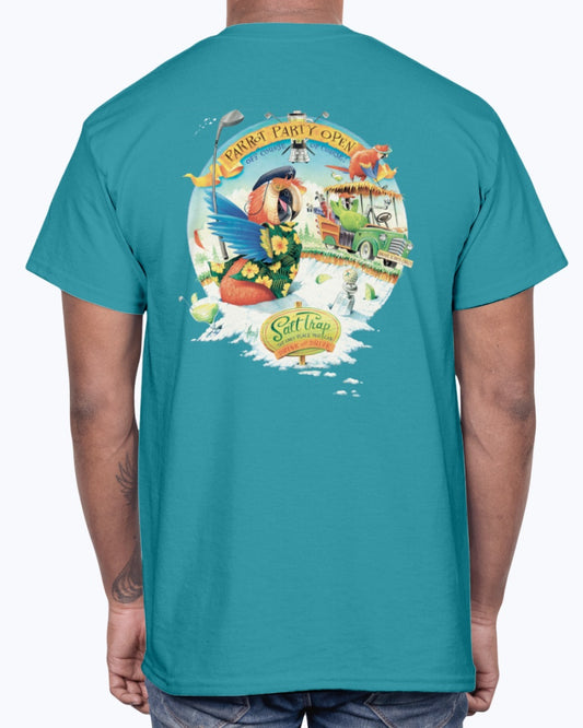Parrot Party Open Golf T-shirt